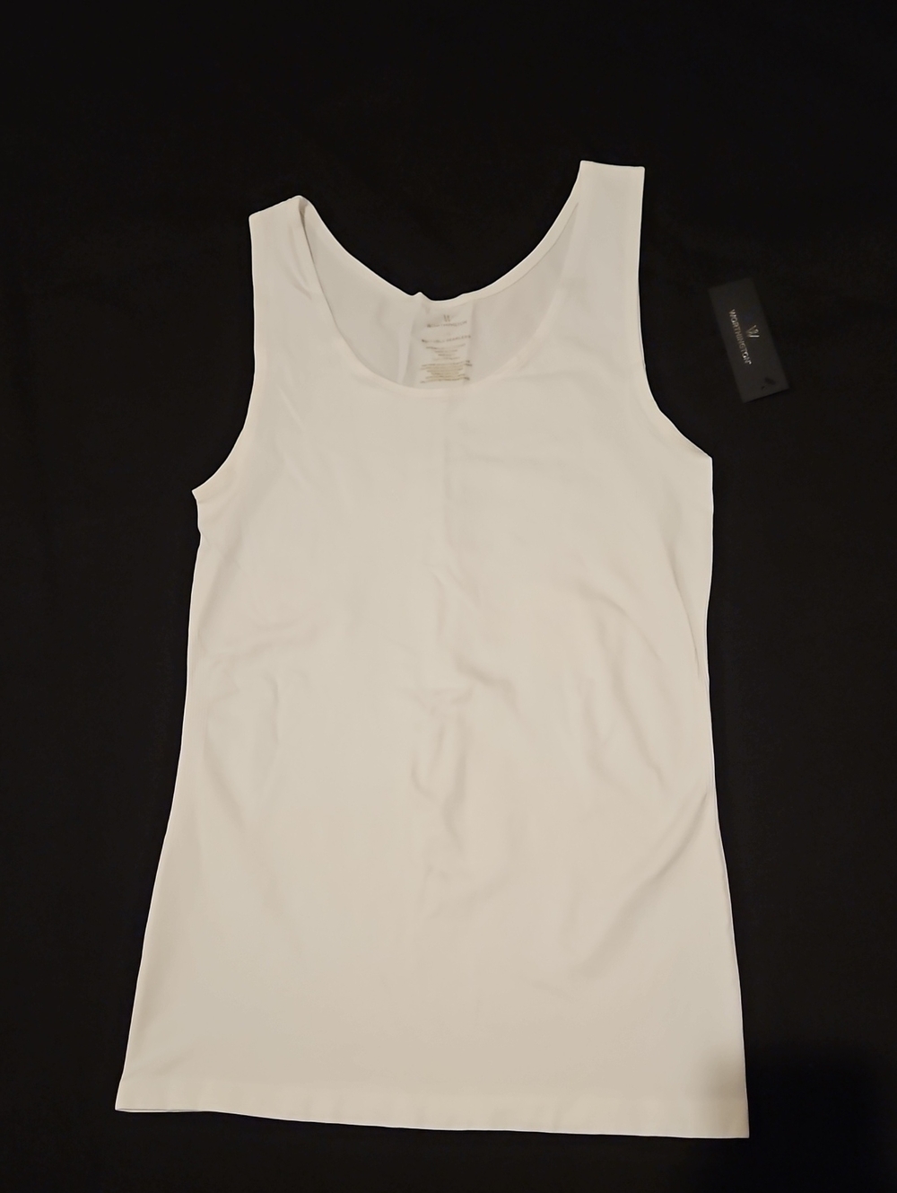 Worthington White Scoop Neck Tank